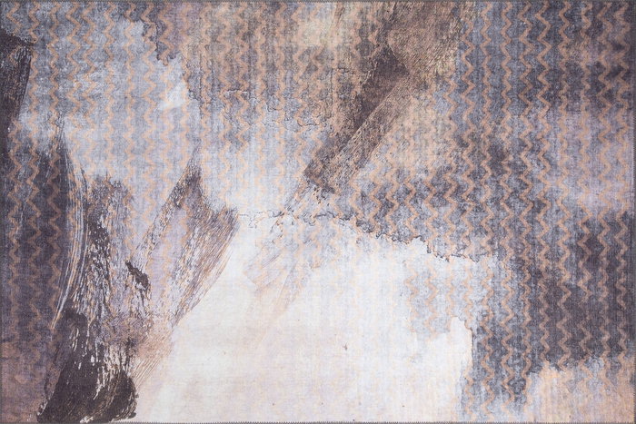 Conceptum Alfombra Fusion Chenille Marrón AL 235 de Poliéster 150 x 230 cm